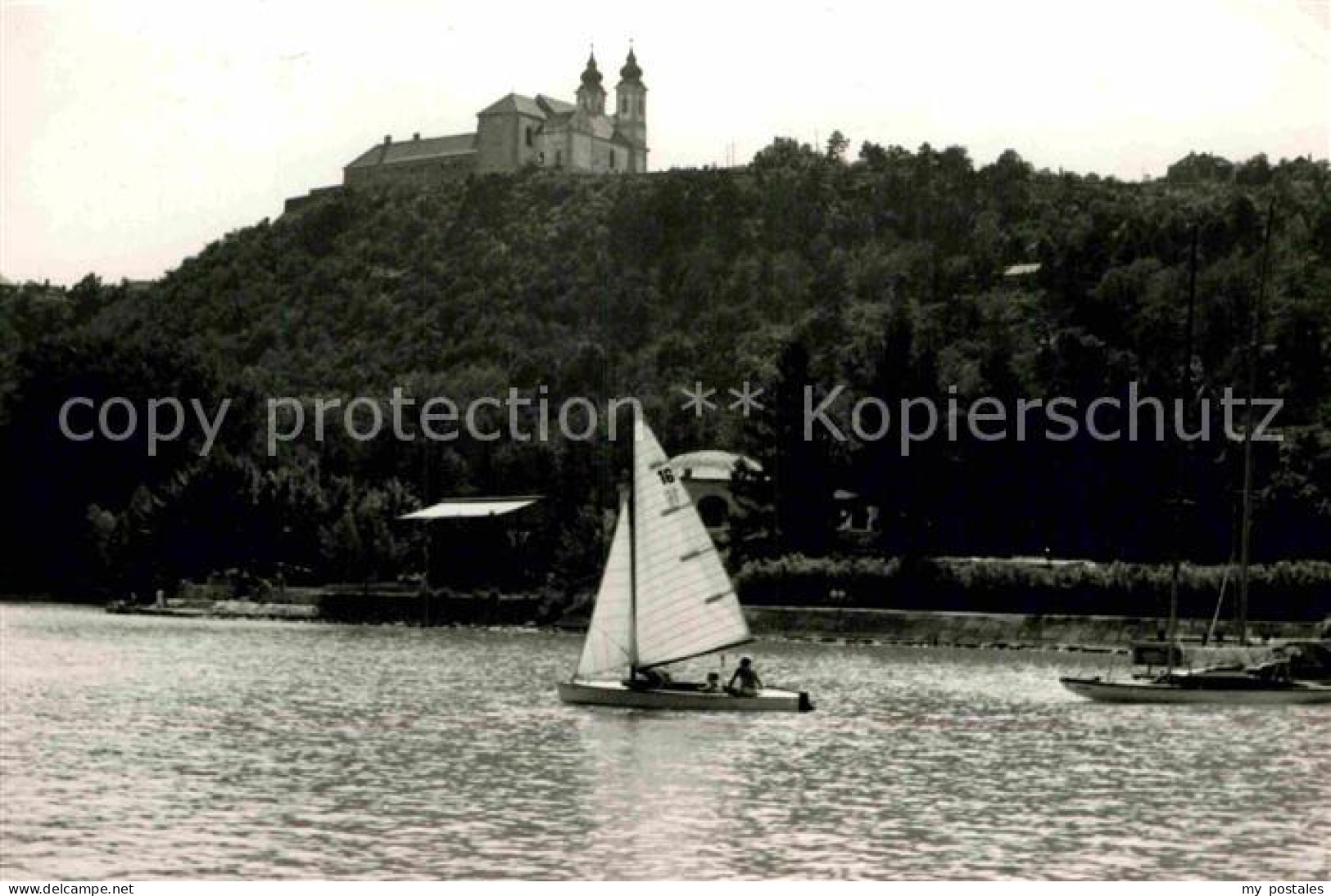 72846419 Tihany Abteikirche Segelboot Ungarn - Ungheria