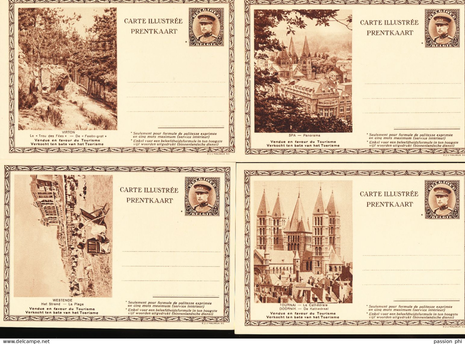 BELGIUM PPS  SBEP 21 COMPLET SET  (25) UNUSED