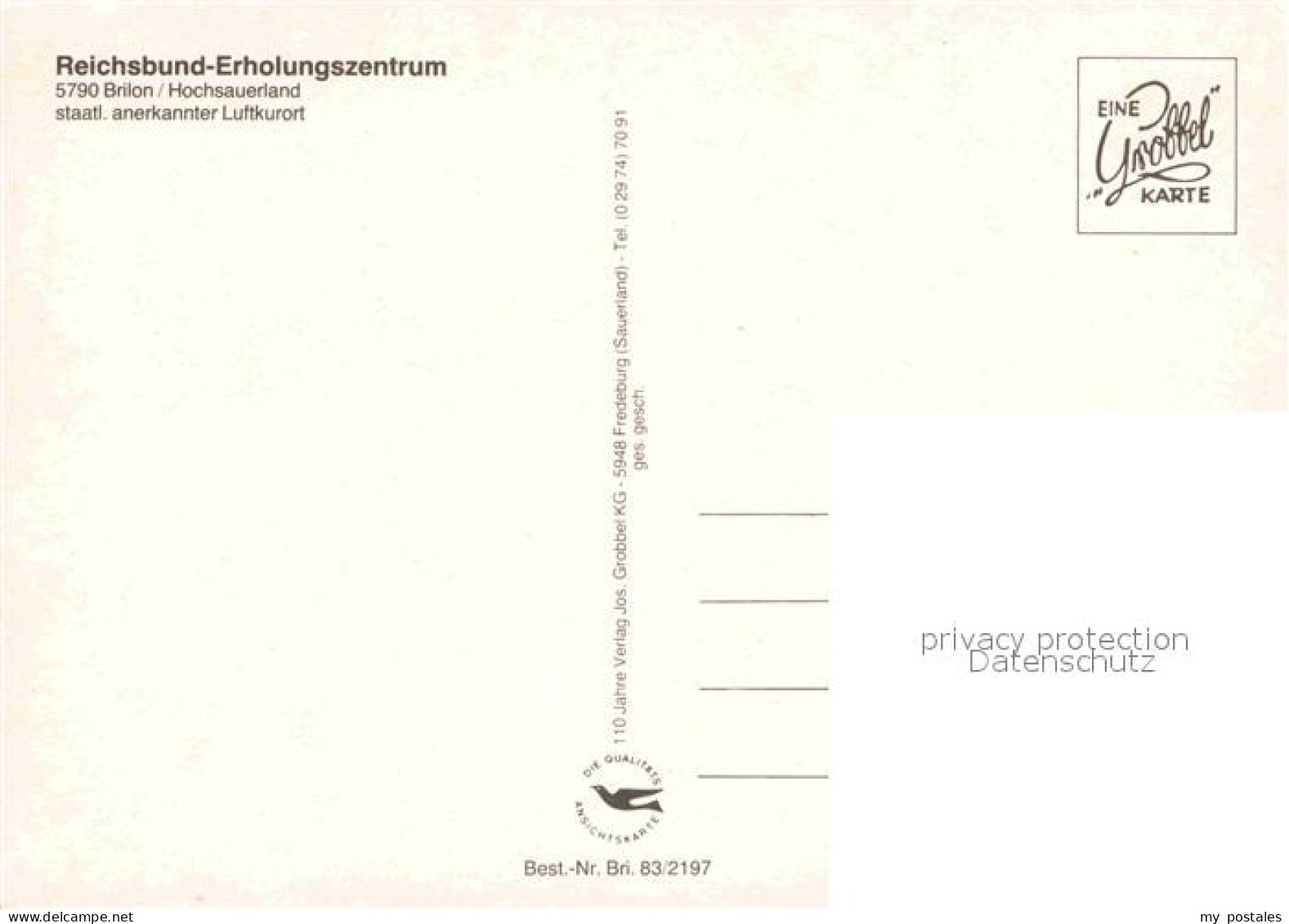72846390 Brilon Reichsbund Erholungsheim Brilon - Brilon