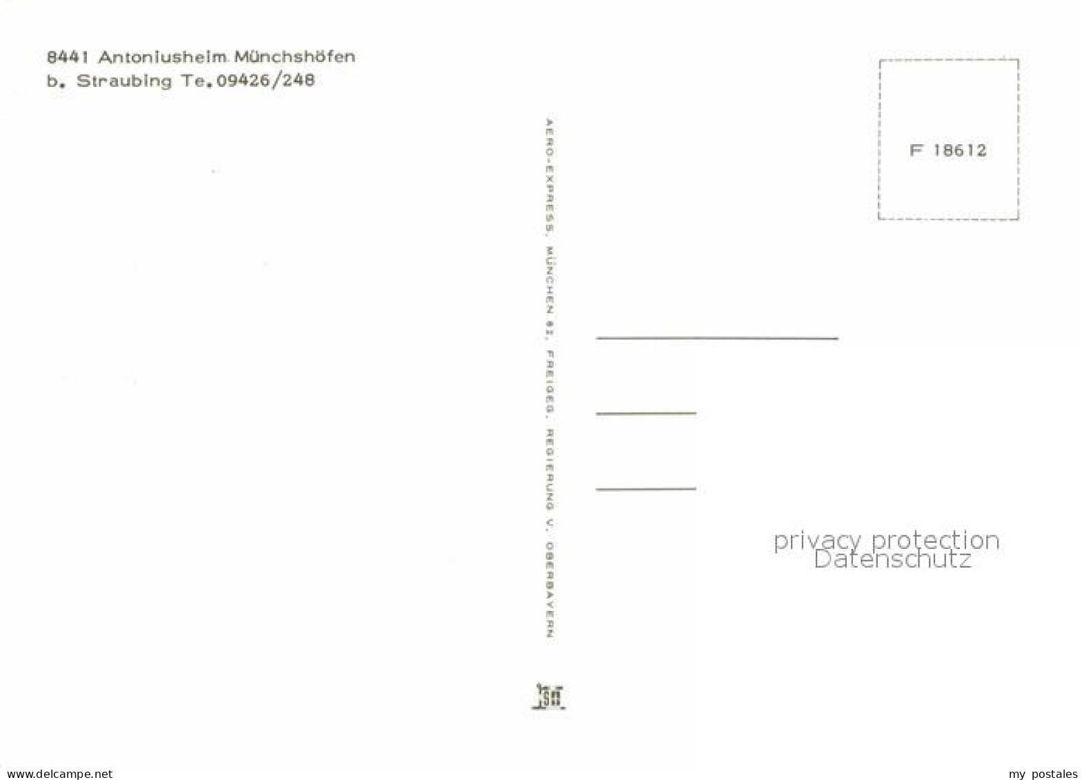 72846386 Muenchshoefen Oberschneiding Fliegeraufnahme Antoniusheim  - Otros & Sin Clasificación