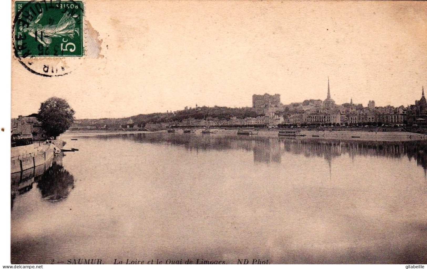 49 - Maine Et Loire - SAUMUR - La Loire Et Le Quai De Limoges - Saumur