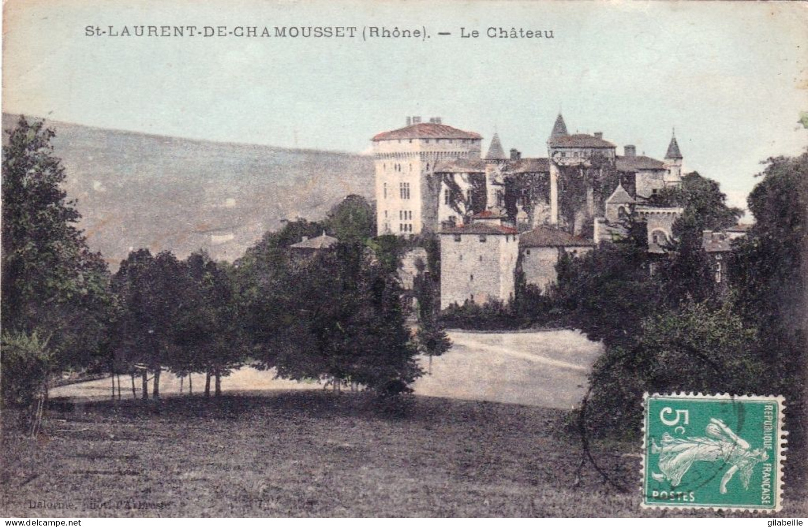69 - Rhone -  SAINT LAURENT De CHAMOUSSET - Le Chateau - Saint-Laurent-de-Chamousset