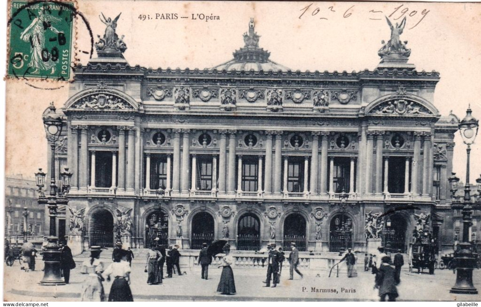 75 - PARIS 09 - L Opera Garnier - Avenue De L Opera - District 09