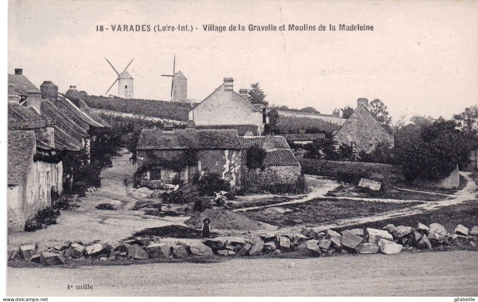 44 - Loire Atlantique -  VARADES - Village De La Gravelle Et Les Moulins De La Madeleine - Varades