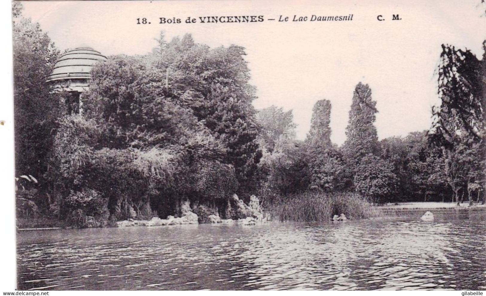75  - PARIS 12 -  Bois De Vincennes - Le Lac Daumesnil - Arrondissement: 12