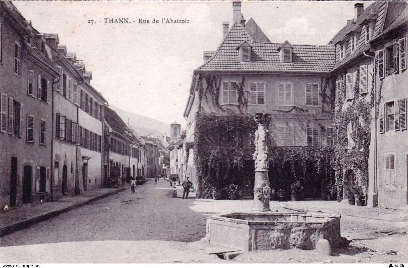 68 - Haut Rhin  -  THANN - Rue De L Abattoir - Fontaine - Thann