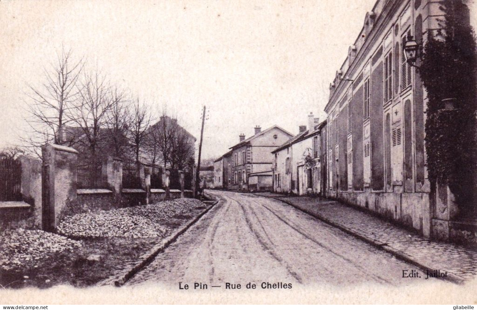 77 - Seine Et Marne -  LE PIN -  Rue De Chelles - Andere & Zonder Classificatie