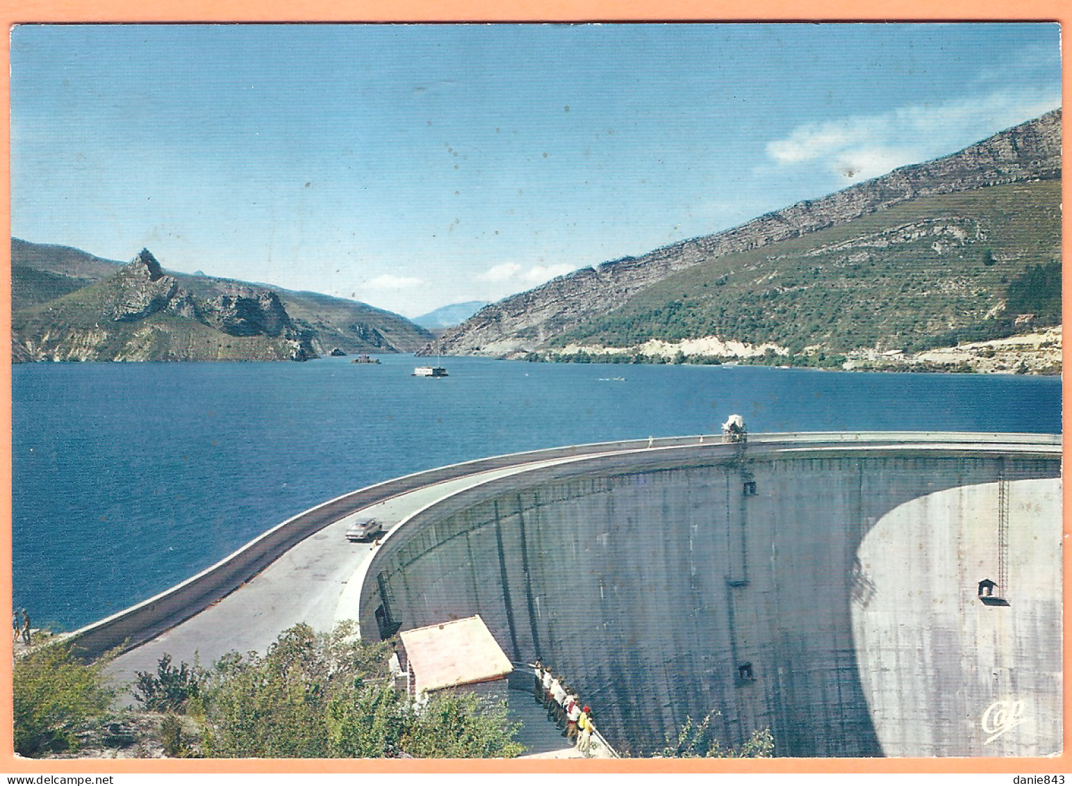 Ppgf/ CPSM Grand Format - ALPES DE HAUTE PROVENCE - LAC ET BARRAGE DE CASTILLON - Altri & Non Classificati