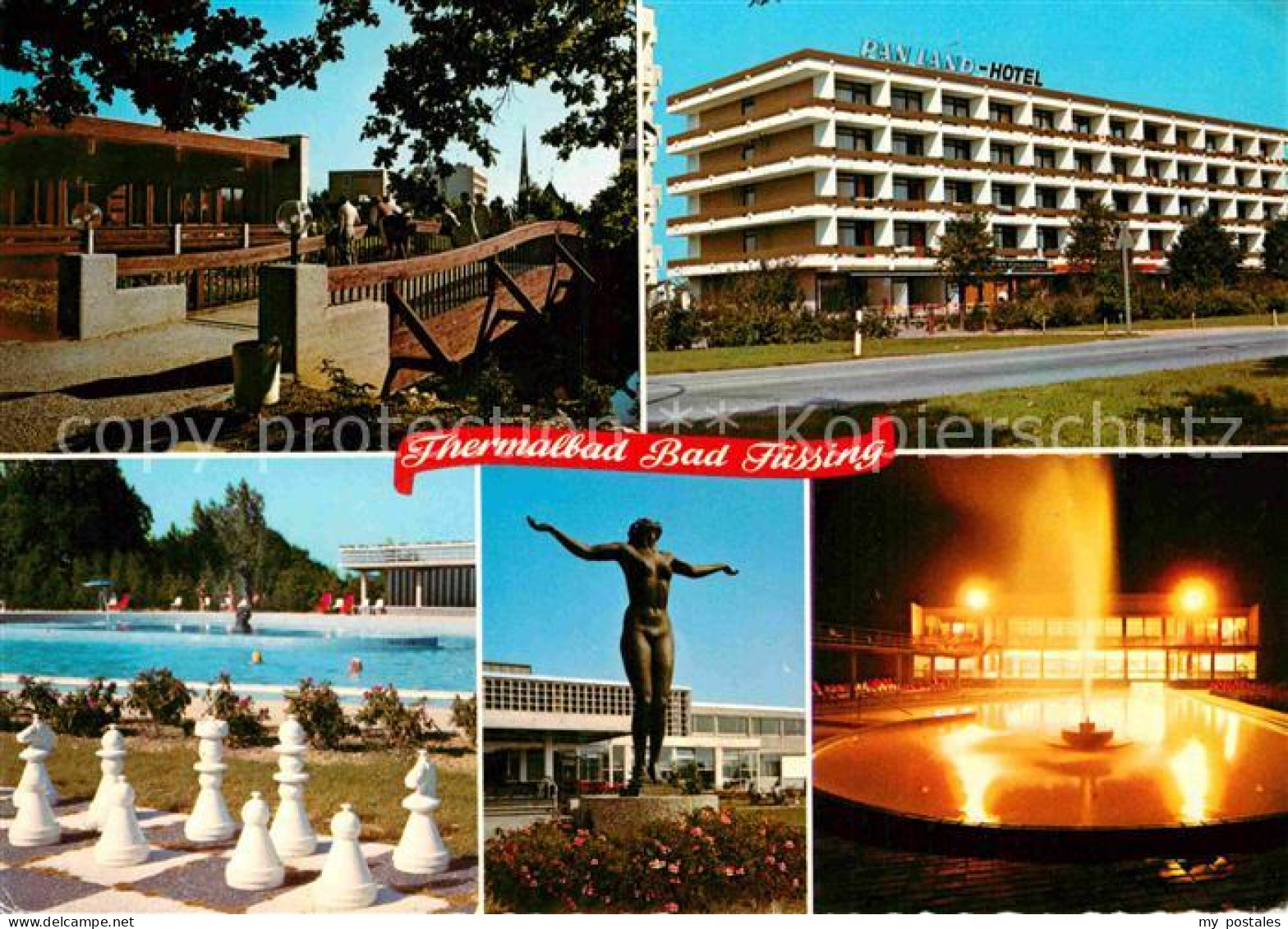 72846254 Bad Fuessing Thermalbad Schwefeltherme Hotel Bodenschach Statue Fontaen - Bad Füssing