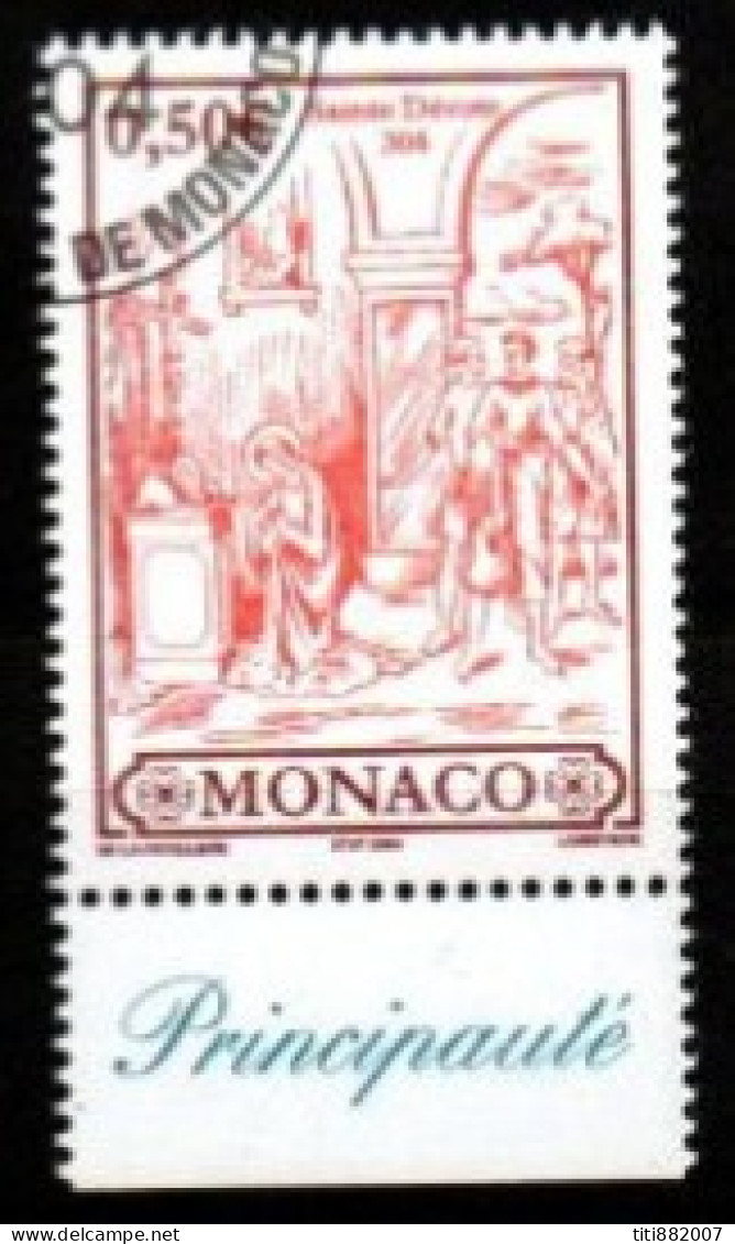 MONACO   -   2004 .   Y&T N° 2418 Oblitéré.    Sainte Dévote - Used Stamps