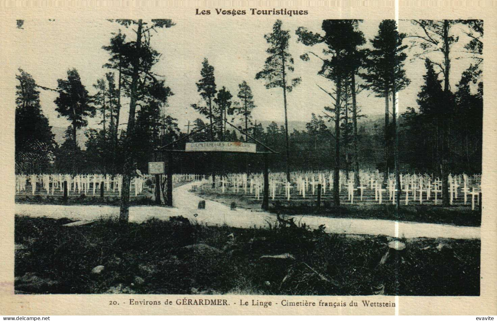 CPA  (88)    Environs De GERARDMER   LE LINGE  Cimetière Français Du Wettstein - Gerardmer