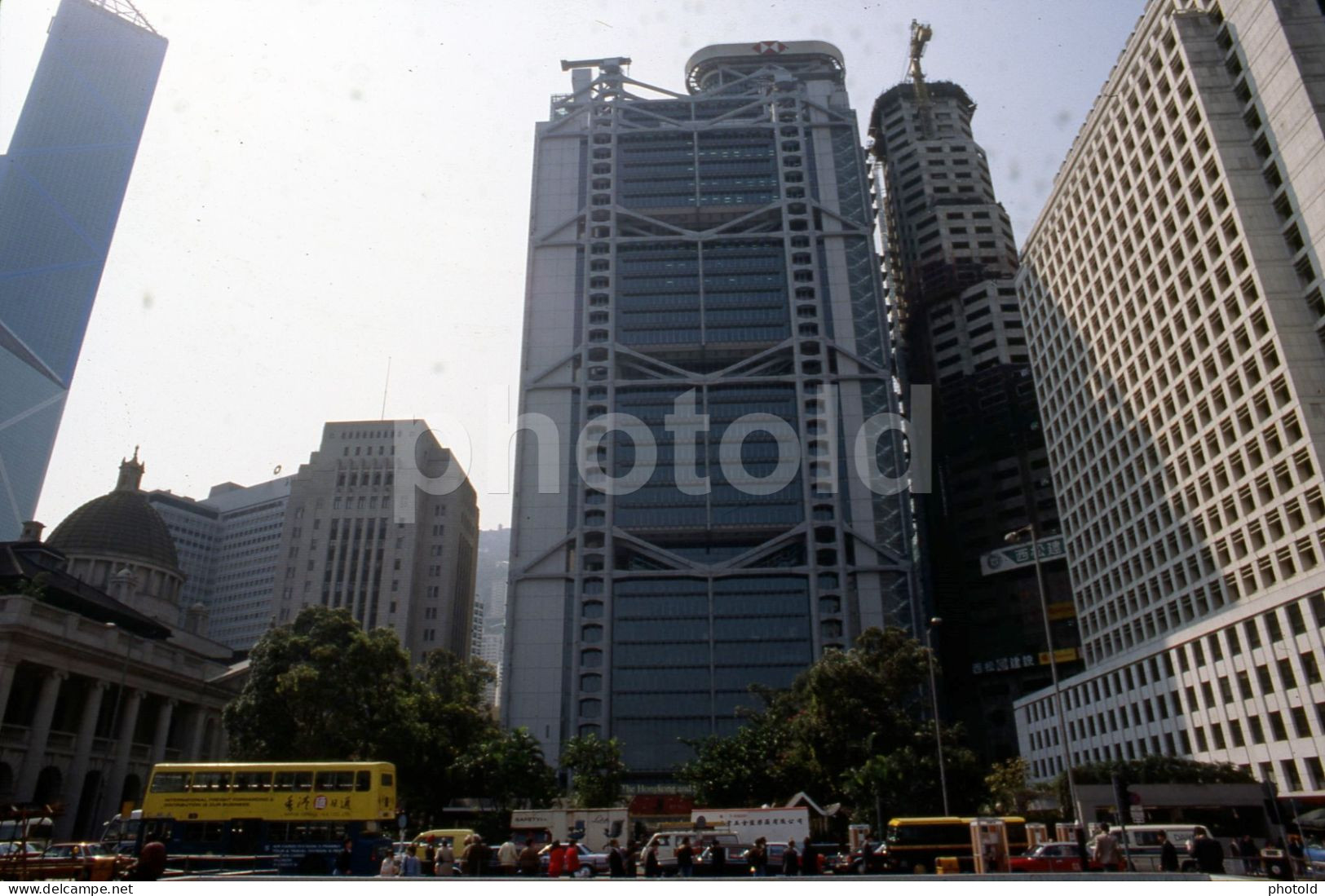 90s STREET SCENE HONG KONG HK CHINA 35mm  AMATEUR DIAPOSITIVE SLIDE NOT PHOTO FOTO NB4118 - Dias