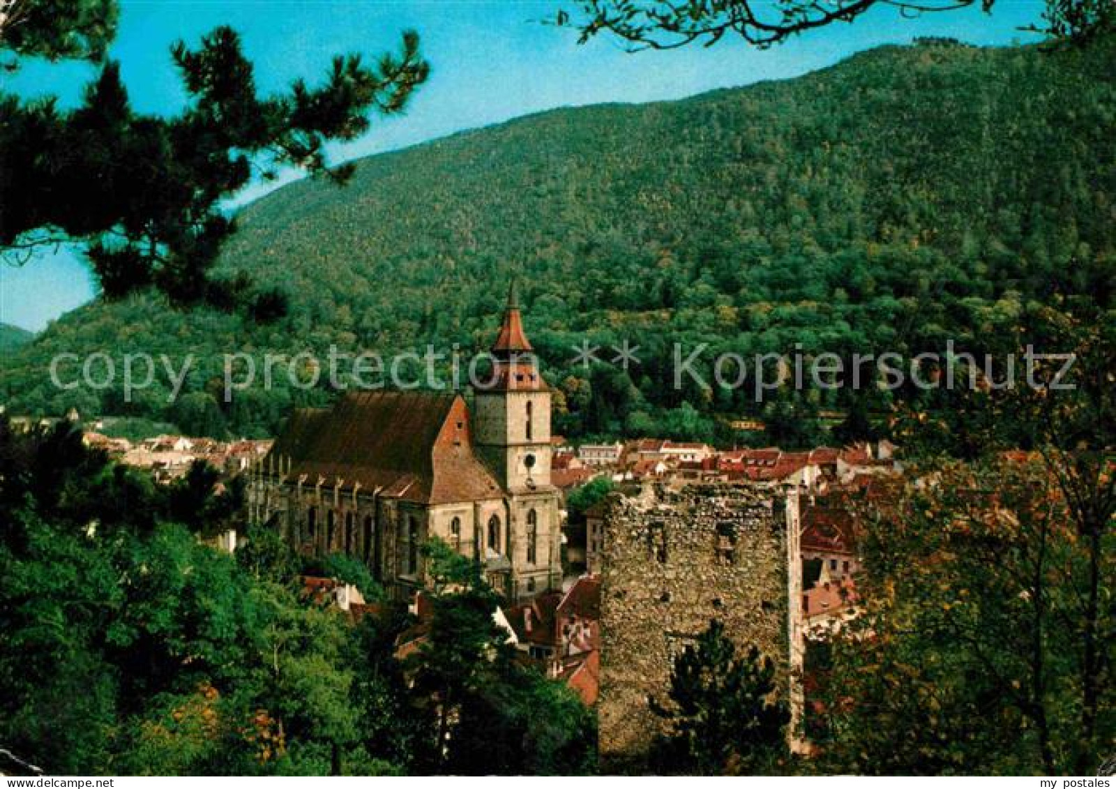 72846214 Brasso Brasov Kronstadt Biseria Neagra Schwarze Kirche Ruine  - Roumanie