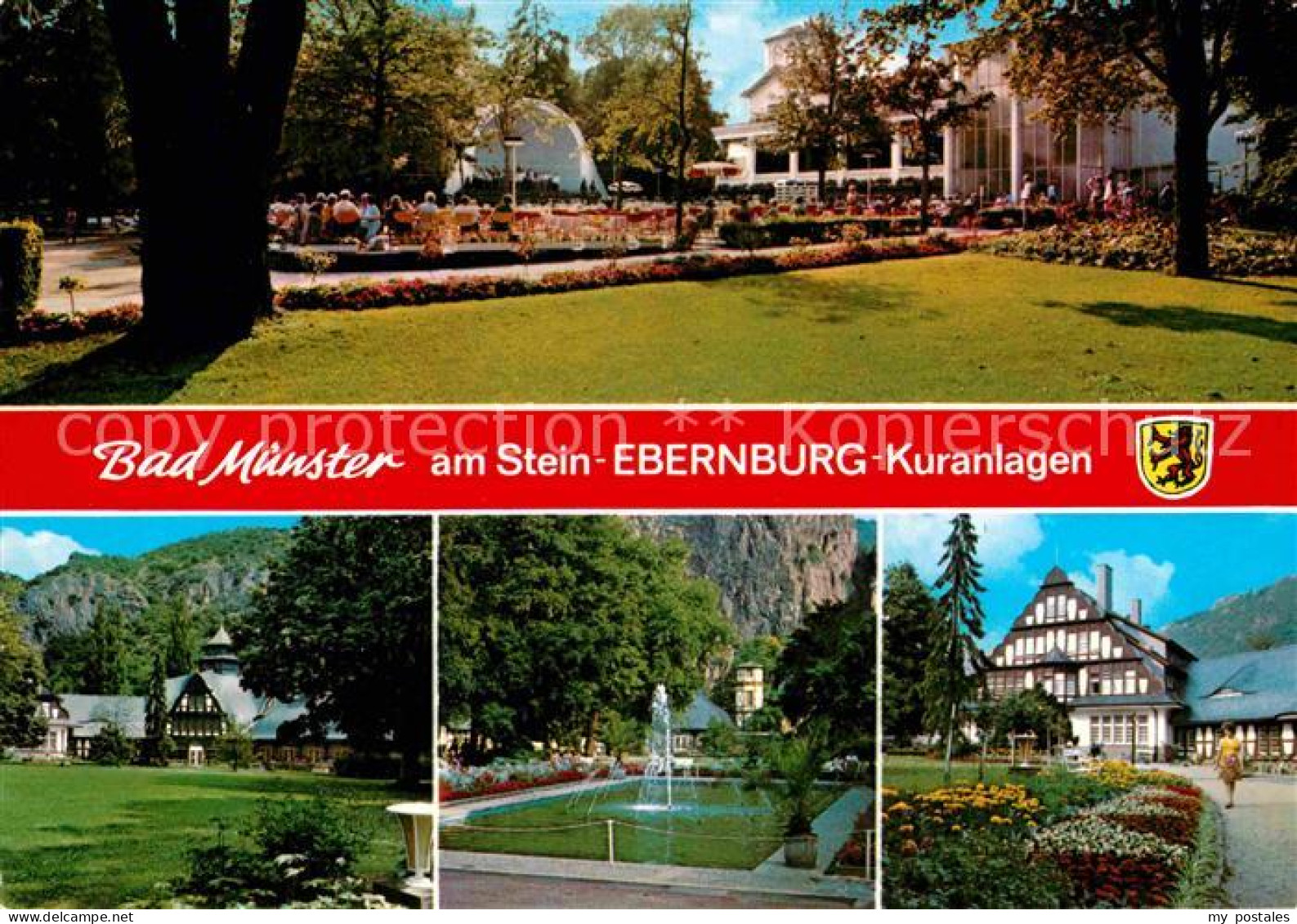 72846196 Bad Muenster Stein Ebernburg Kuranlagen Musikpavillon Kurpark Promenade - Altri & Non Classificati