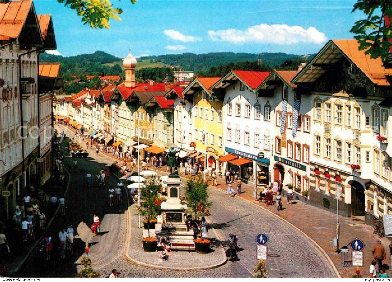 72846186 Bad Toelz Altstadt Mit Marktstrasse Denkmal Kurort Huber Karte Nr 8386  - Bad Tölz