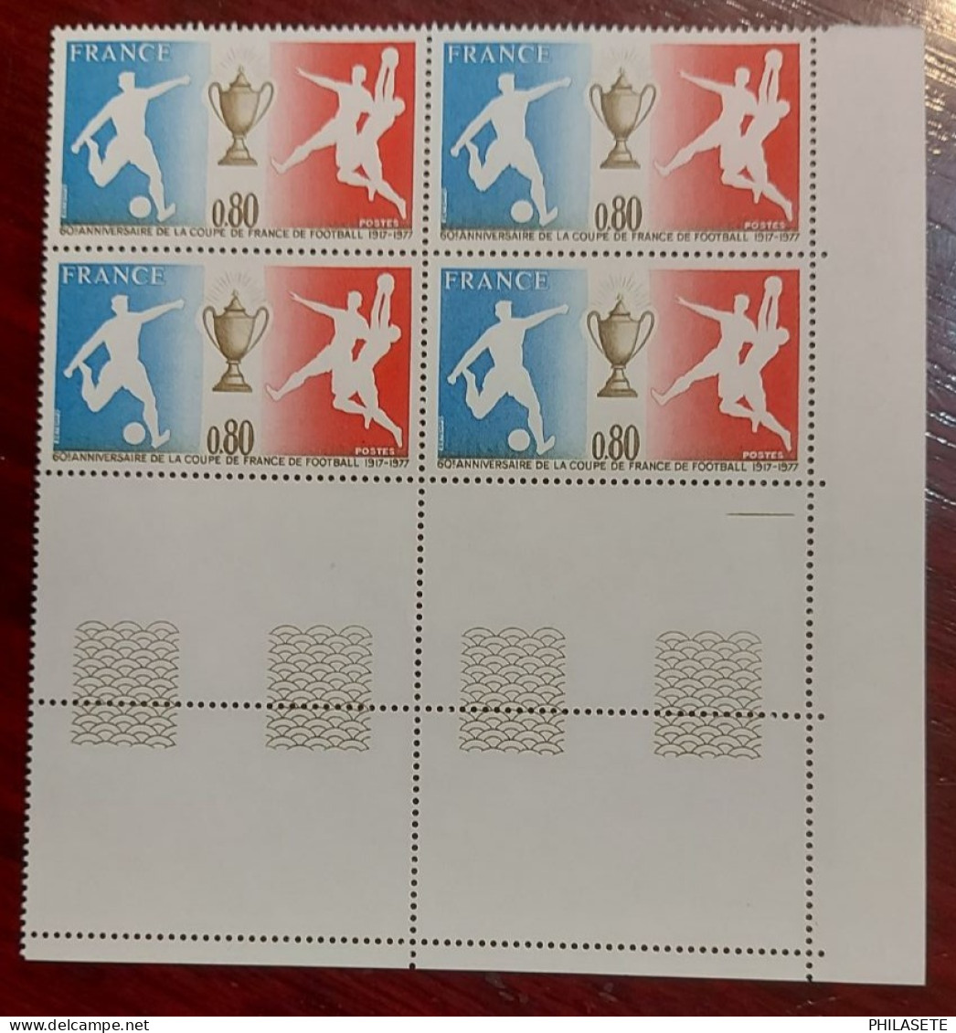 France Neuf** Bloc De 4 Timbres YT N° 1940 Coupe De France De Foot - Ungebraucht