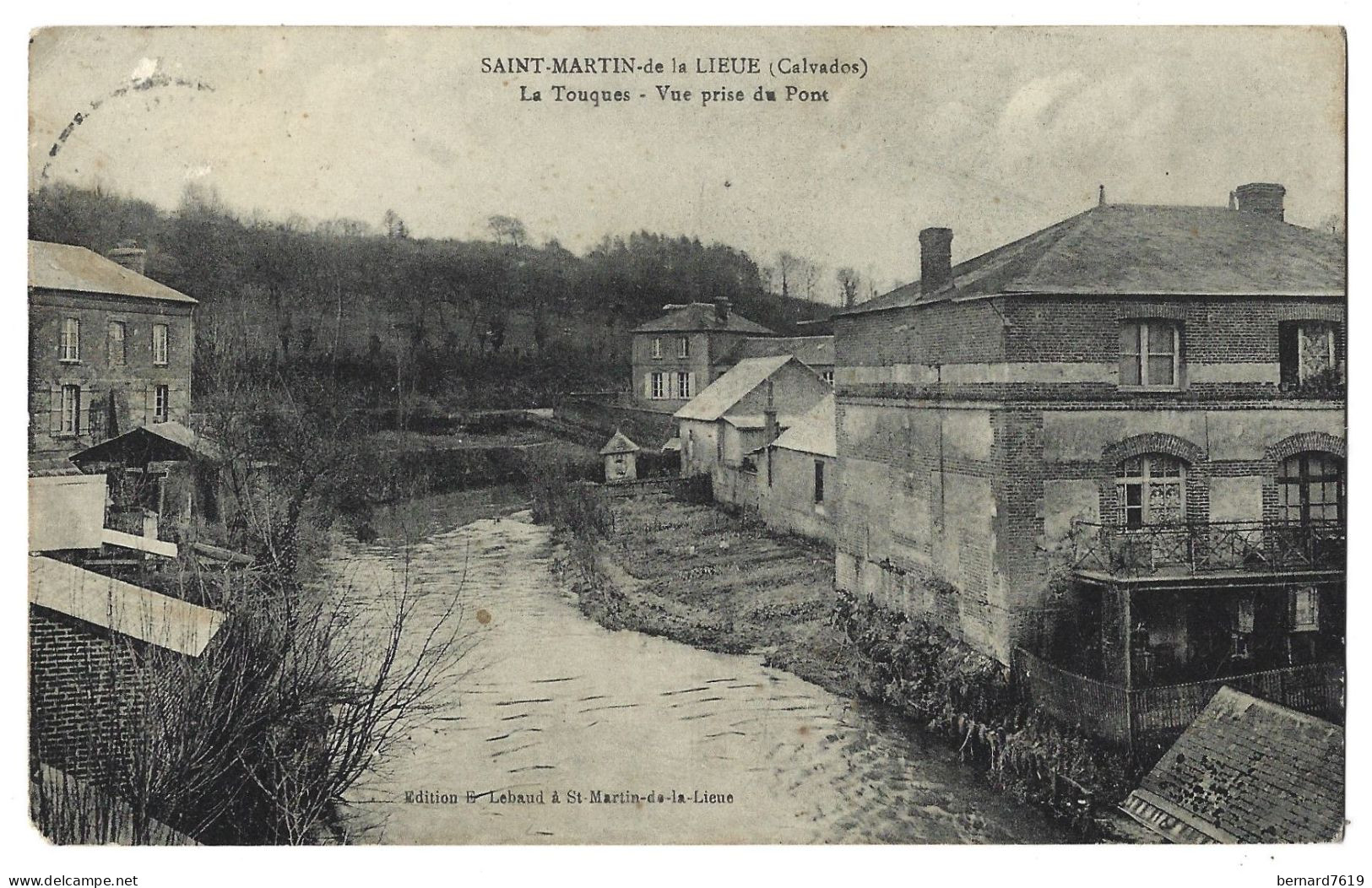 14  Saint Martin De La Lieue - La Touques - Vue Prise Du Pont - Sonstige & Ohne Zuordnung