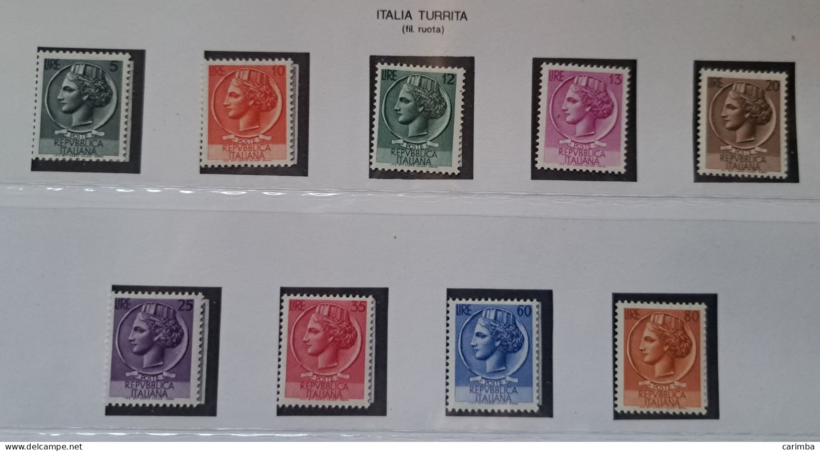 1953 SIRACUSANA RUOTA - 1946-60: Nieuw/plakker