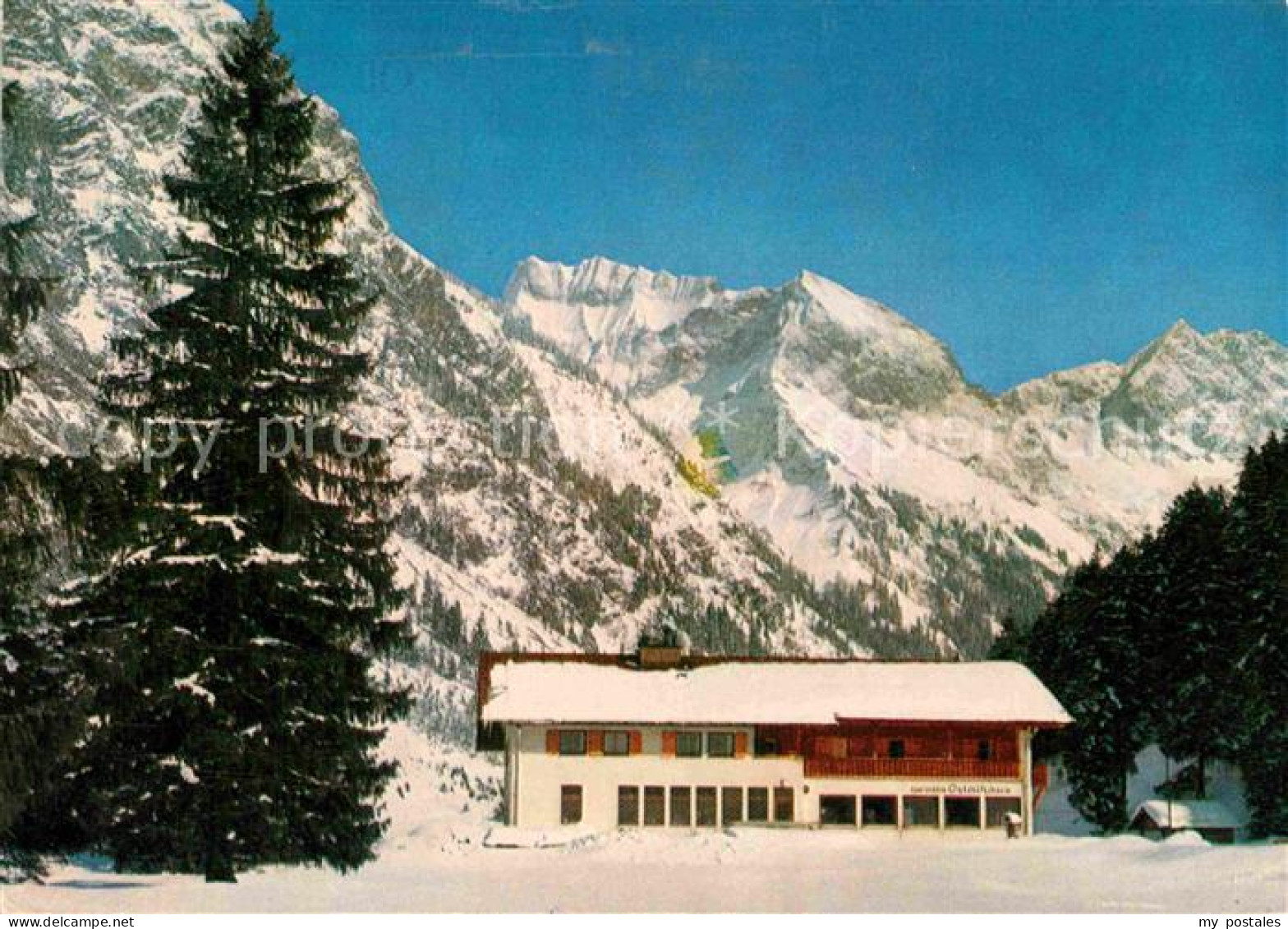 72846137 Oberstdorf Berggasthof Oytalhaus Mit Schneck Himmelhorn Grosse Wilde Wi - Oberstdorf