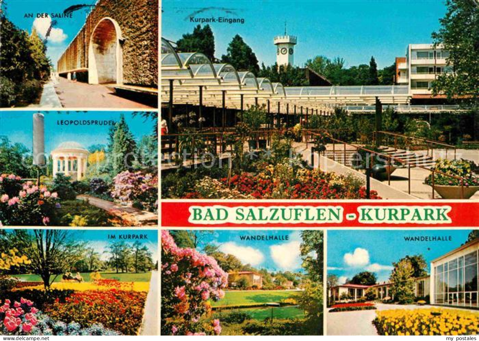 72846015 Bad Salzuflen Kurpark Leopoldsprudel Saline Wandelhalle  Bad Salzuflen - Bad Salzuflen