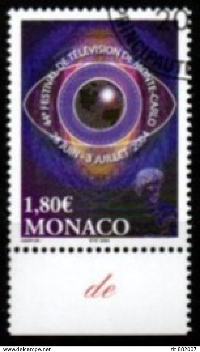 MONACO   -   2004 .   Y&T N° 2447 Oblitéré.    Télévision - Used Stamps