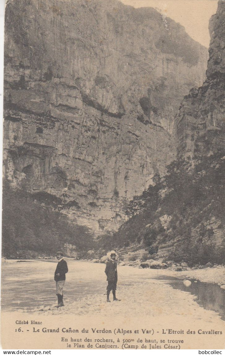 GRAND CAÑON DU VERDON  (Alpes-de-Haute-Provence):  L'Etroit Des Cavaliers - Touristes - Other & Unclassified