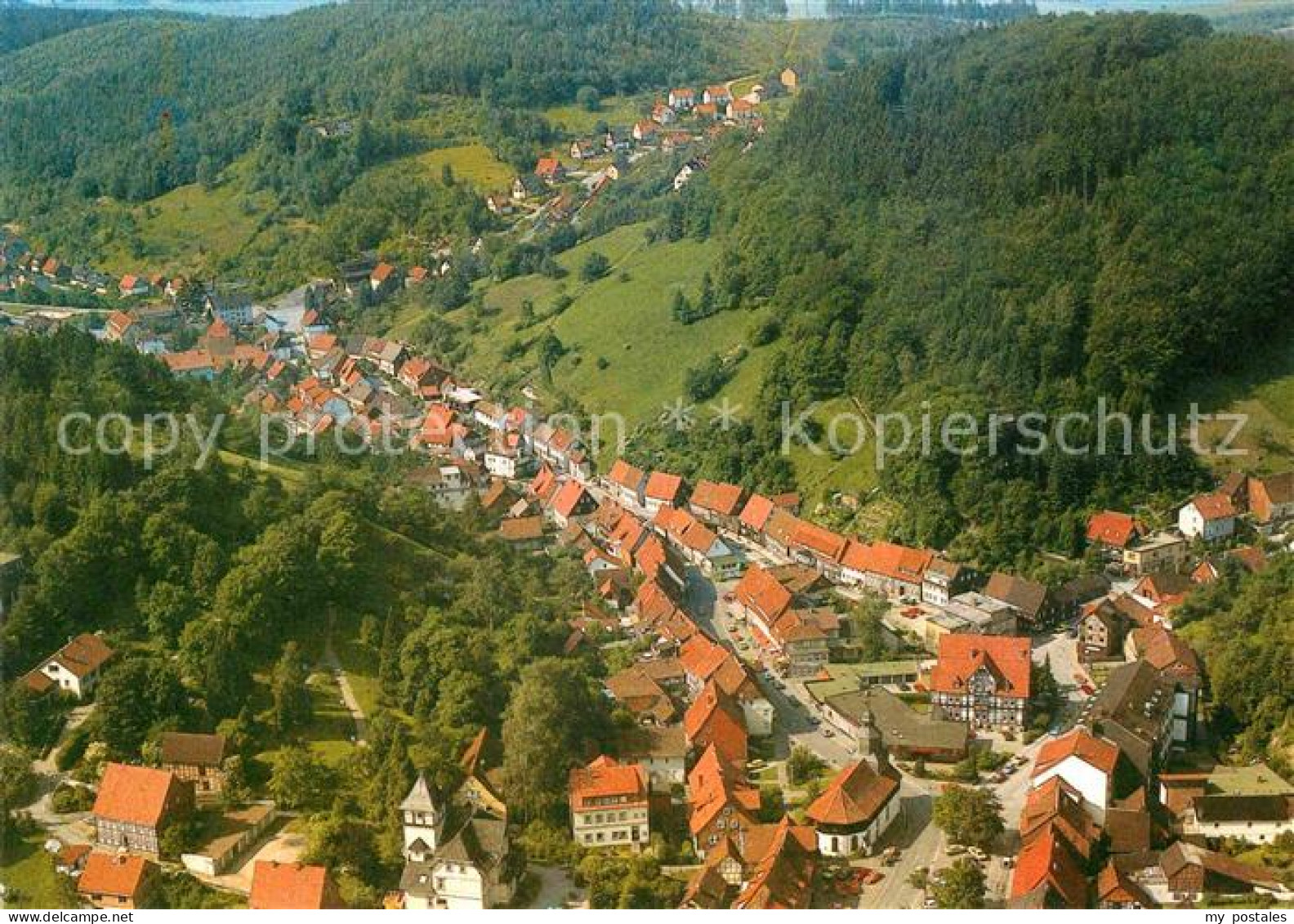 72845993 Bad Grund Fliegeraufnahme Bad Grund - Sonstige & Ohne Zuordnung