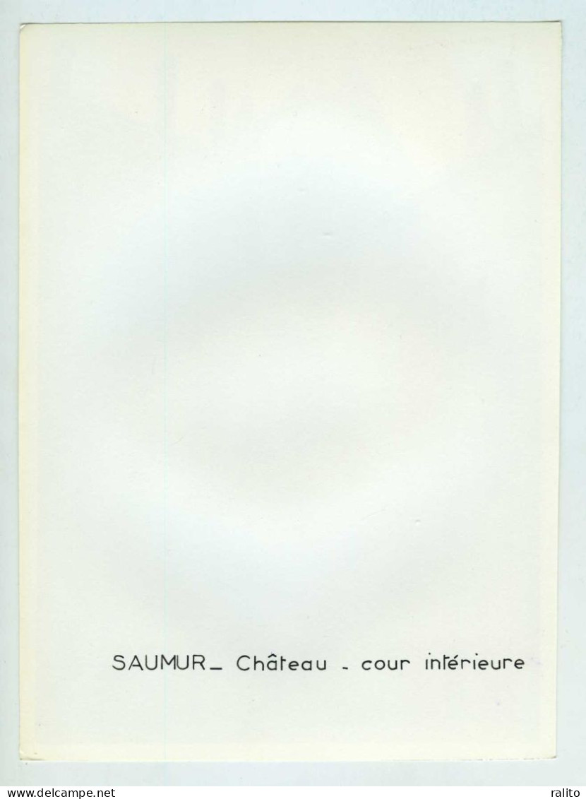 SAUMUR Vers 1960 Le Château Photo 20 X 14 Cm  MAINE-ET-LOIRE - Orte