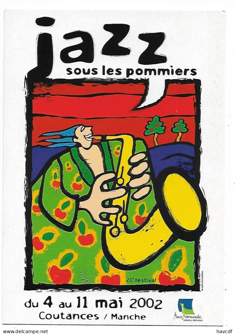 CPM -  JAZZ Sous Les Pommiers - COUTANCES - 2002 - Coutances