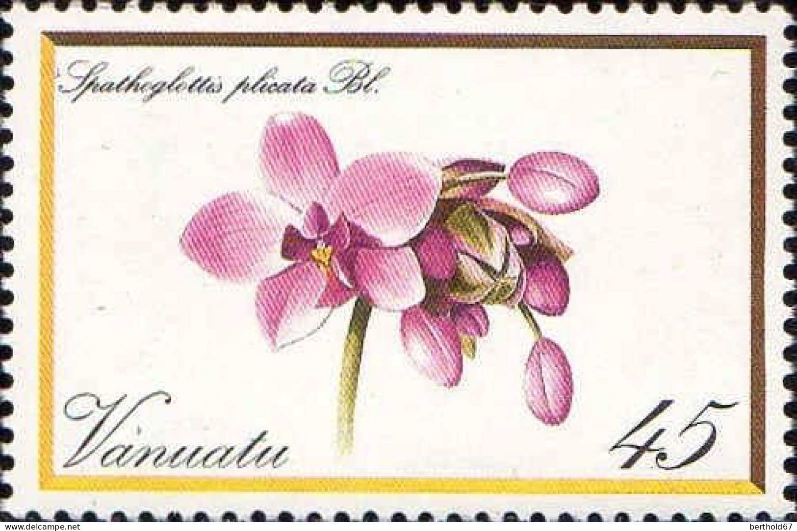 Vanuatu Poste N** Yv:643/656 Orchidées