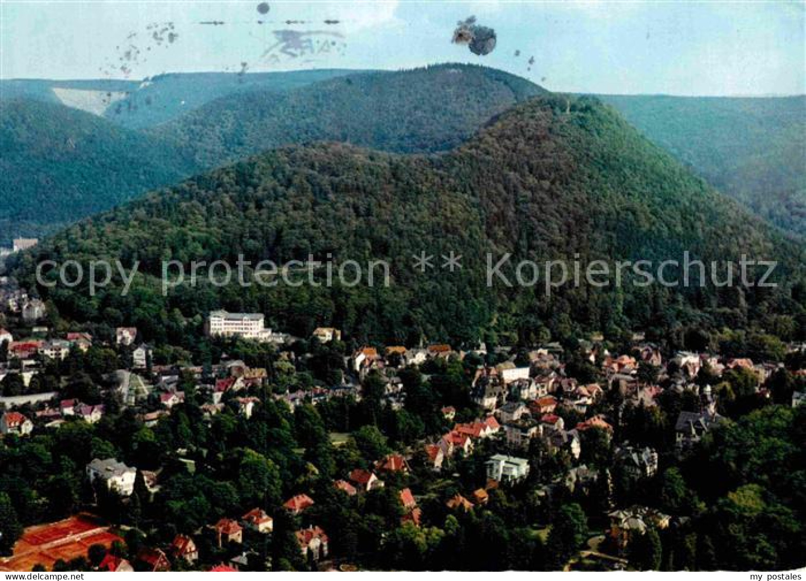 72845406 Bad Harzburg Fliegeraufnahme Sanatorium Am Burgberg Bad Harzburg - Bad Harzburg