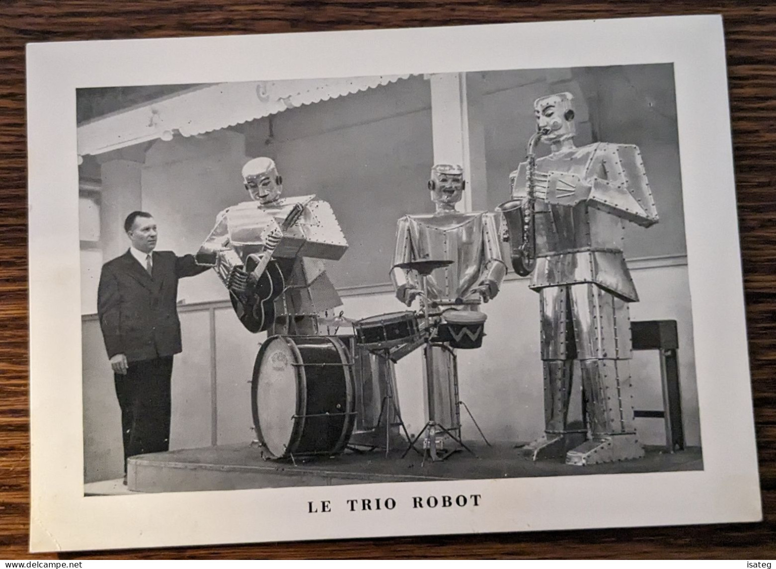 Carte Postale Vintage : Le Trio Robot - 1957 - Unclassified