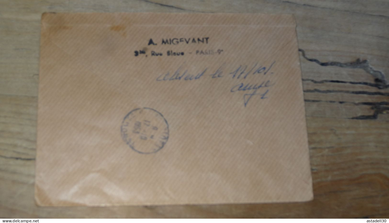 Enveloppe Recommandée PARIS Pour LA CIOTAT - 1953  ............BOITE1.......... 481 - 1921-1960: Periodo Moderno