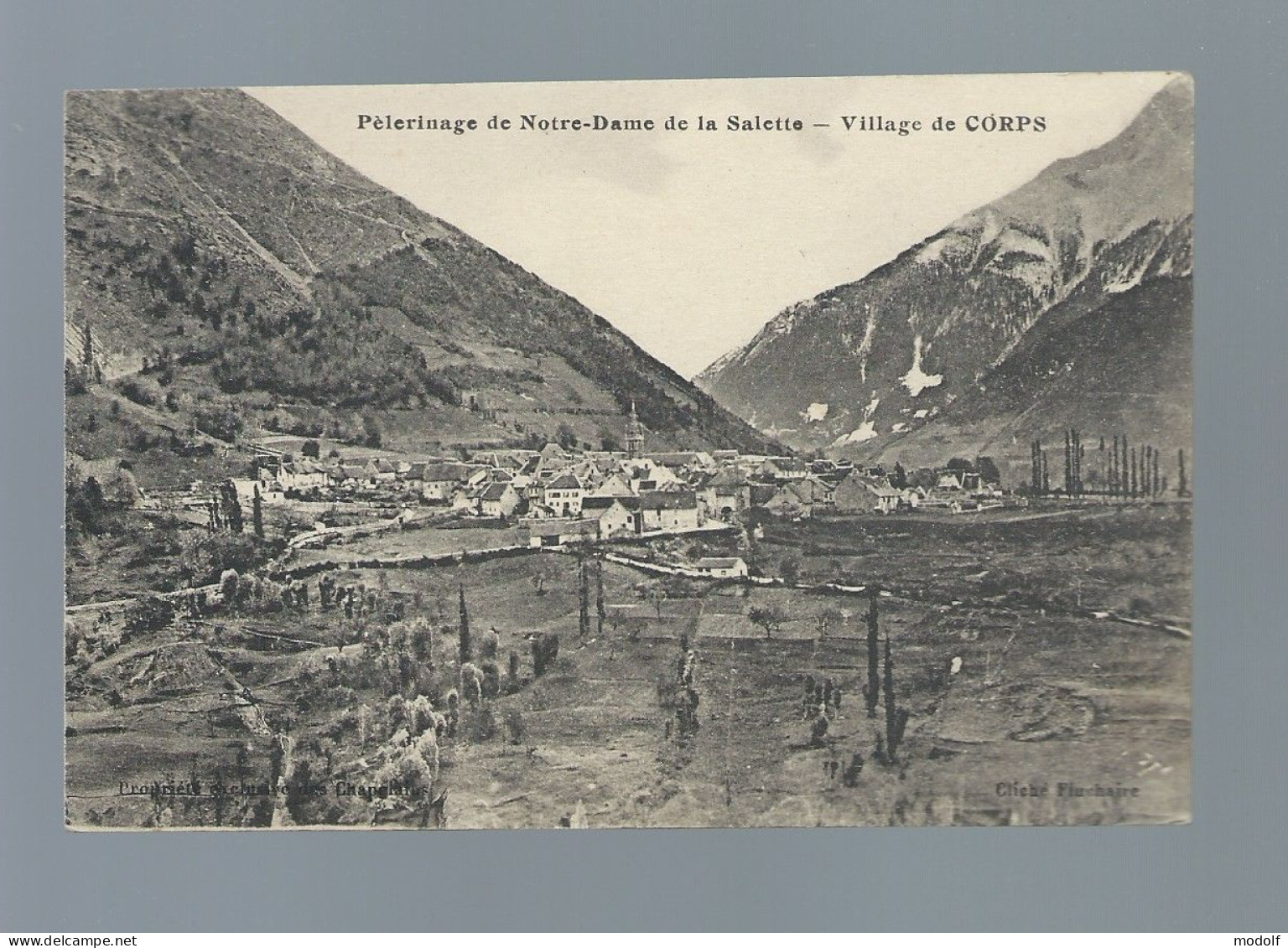 CPA - 38 - Pèlerinage De Notre-Dame De La Salette - Village De Corps - Non Circulée - Corps