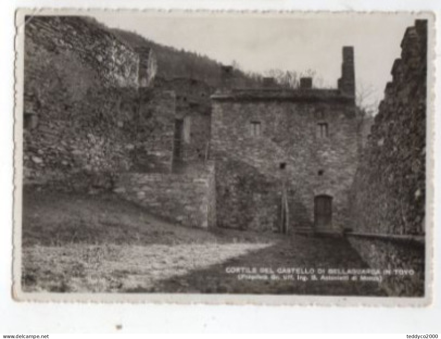 TOVO DI VALTELLINA Castello Di Bellaguardia 1939 - Autres & Non Classés