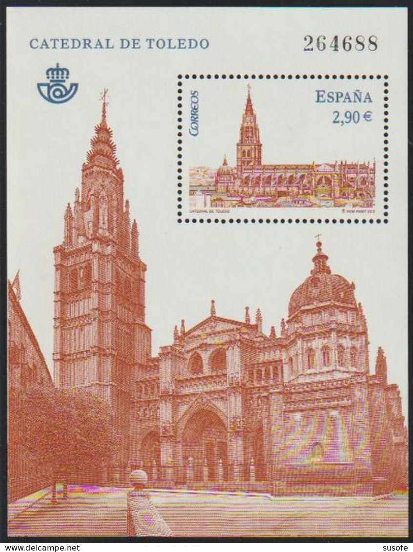 España 2012 Edifil 4723 Sello ** HB Catedral De Toledo Patrimonio Historico De España Michel BL221 Yvert F4401 Spain - Unused Stamps