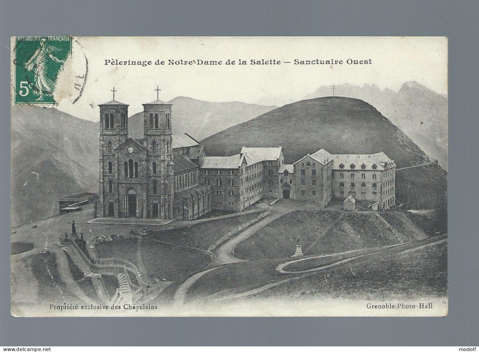 CPA - 38 - Pèlerinage De Notre-Dame De La Salette - Sanctuaire Ouest - Circulée - La Salette