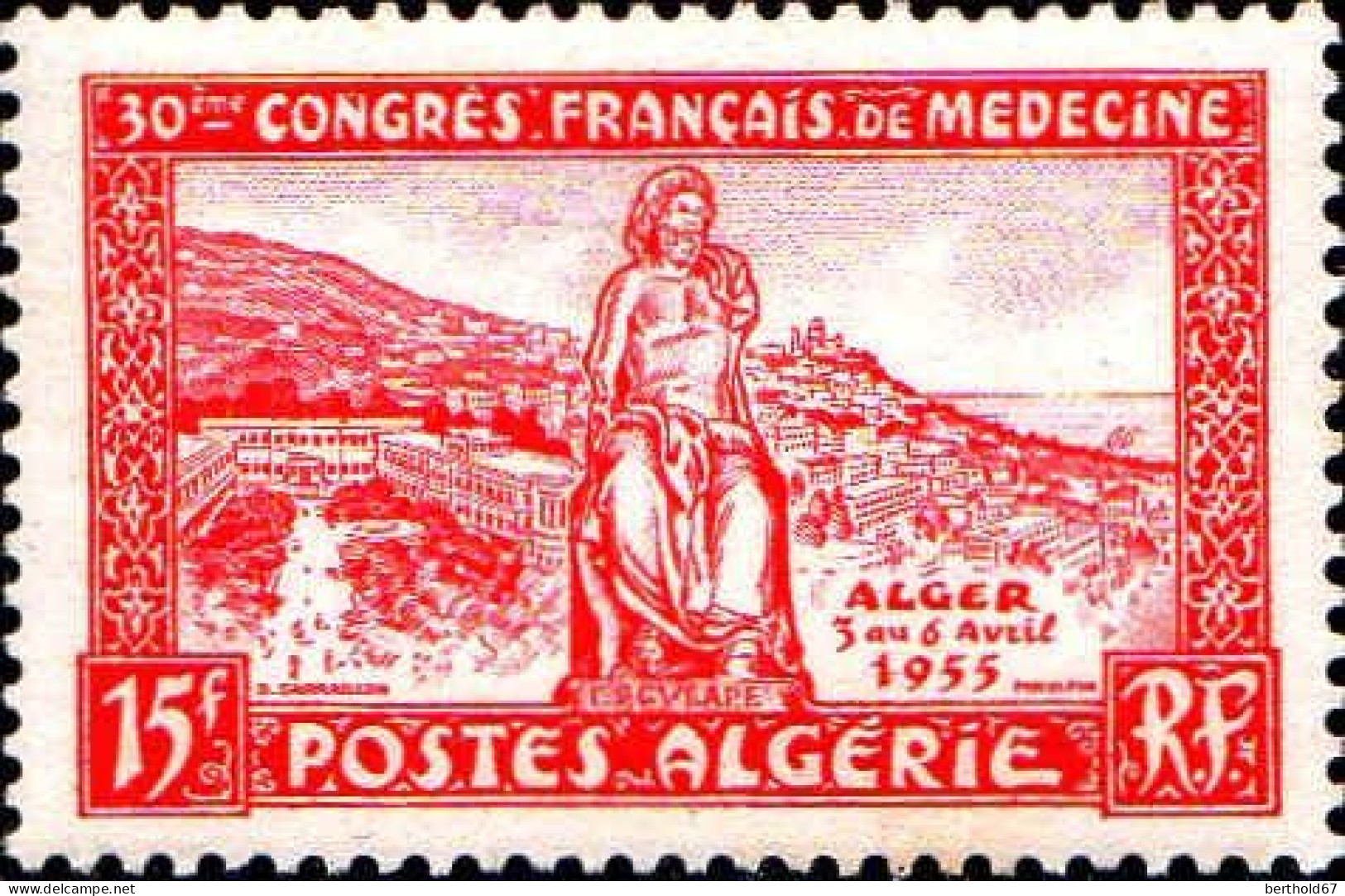 Algérie Poste N** Yv:326 Mi:341 Congrès Français De Médecine - Neufs