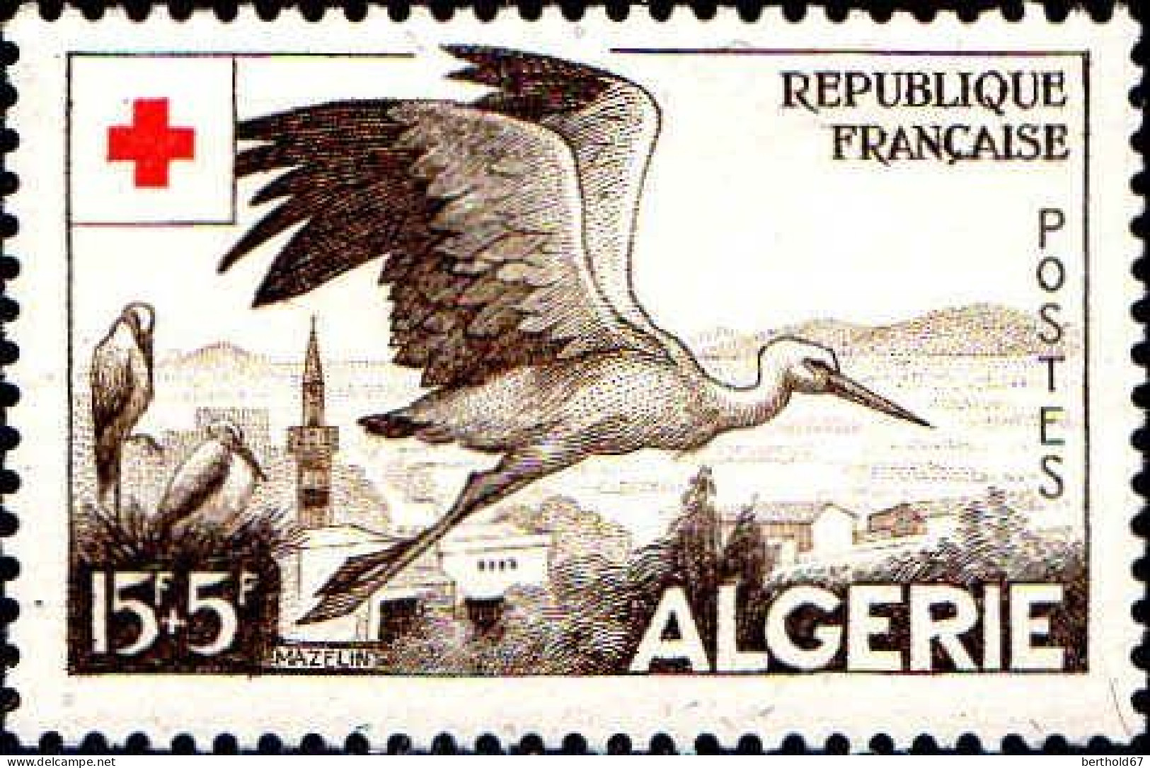 Algérie Poste N** Yv:343/344 Croix-Rouge - Ungebraucht