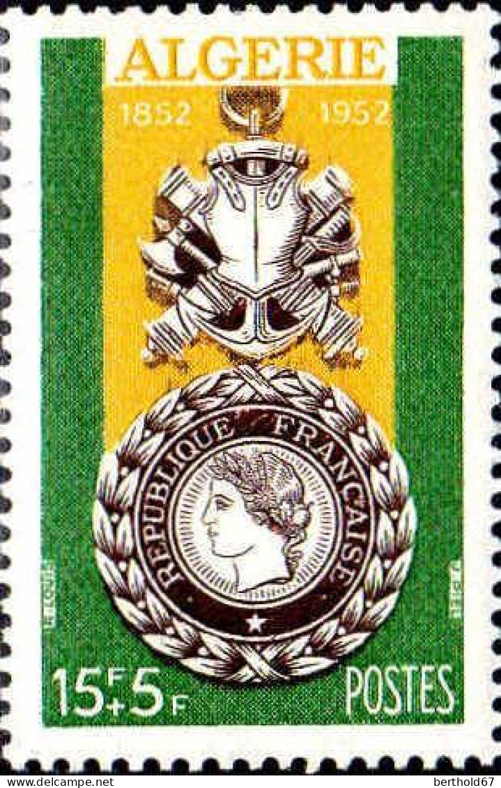 Algérie Poste N** Yv:296 Mi:307 Médaille Militaire - Unused Stamps