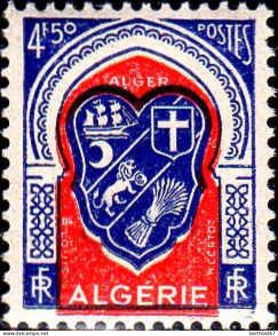 Algérie Poste N** Yv:264 Mi:271 Alger Armoiries - Unused Stamps