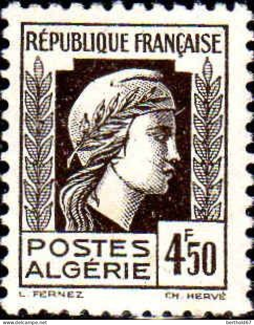 Algérie Poste N** Yv:217 Mi:215 Marianne D’Alger - Ongebruikt