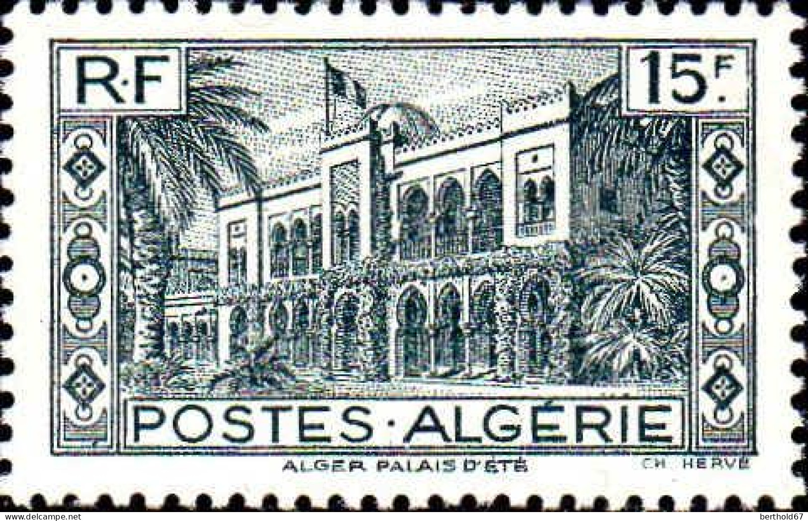 Algérie Poste N** Yv:200 Mi:198 Alger Palais D'été - Unused Stamps