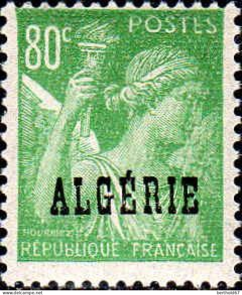 Algérie Poste N** Yv:230/236 Iris Surcharge Algérie 236 Pet.def Gomme - Ongebruikt
