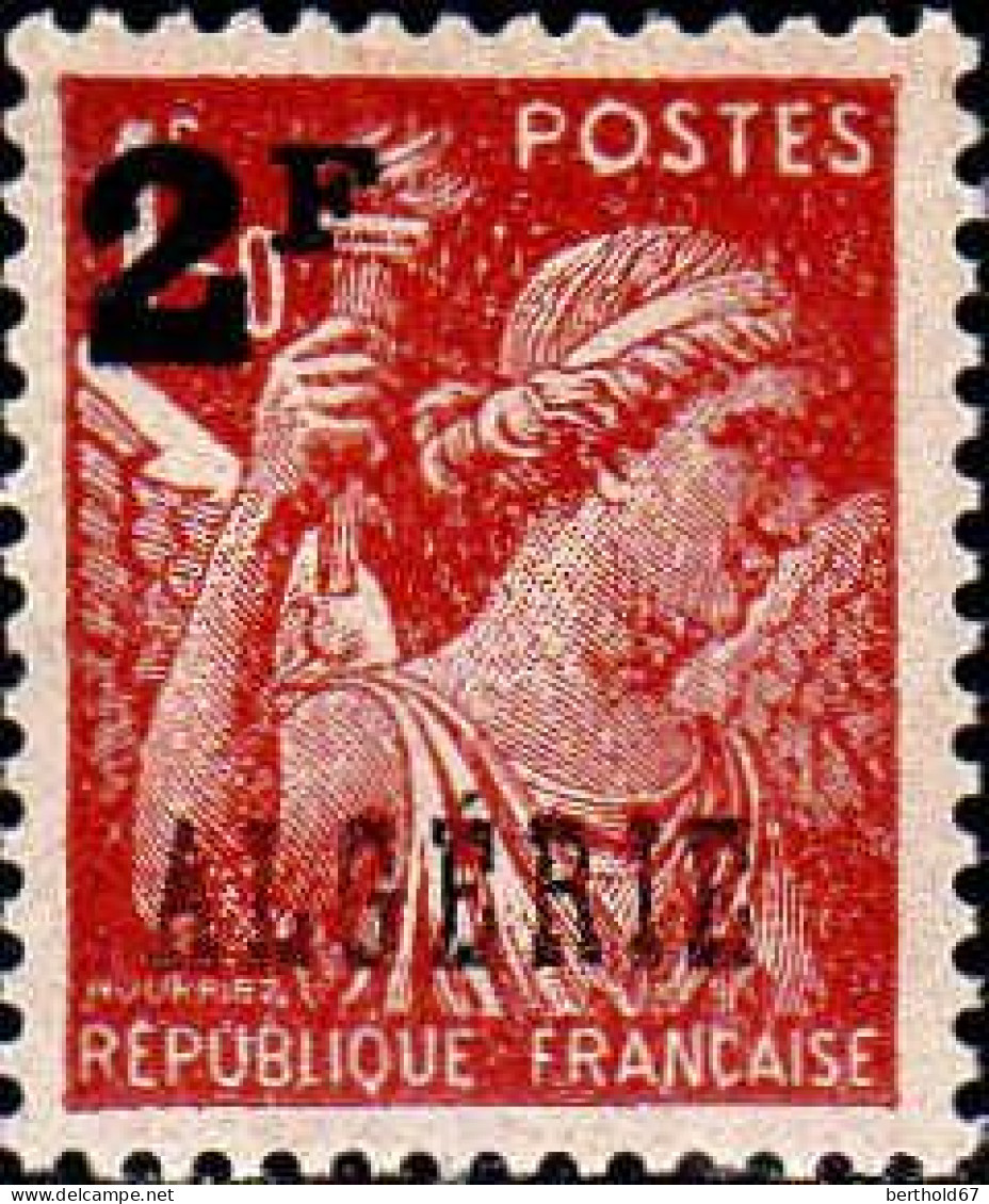 Algérie Poste N** Yv:230/236 Iris Surcharge Algérie 236 Pet.def Gomme - Unused Stamps