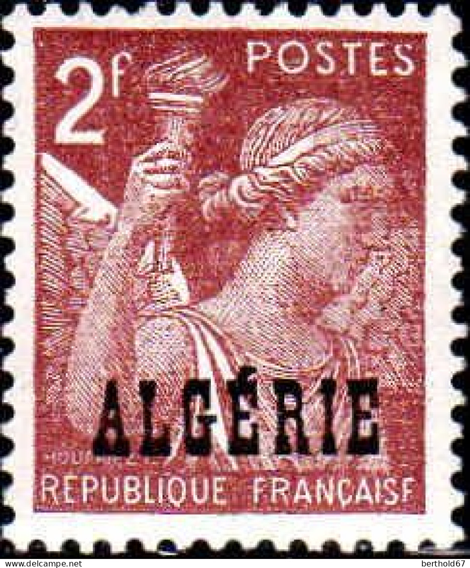 Algérie Poste N** Yv:230/236 Iris Surcharge Algérie 236 Pet.def Gomme - Unused Stamps