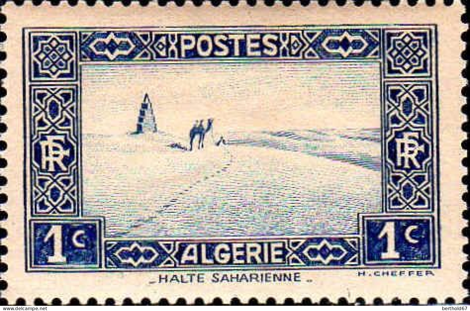 Algérie Poste N** Yv:101 Mi:103 Halte Saharienne - Ungebraucht