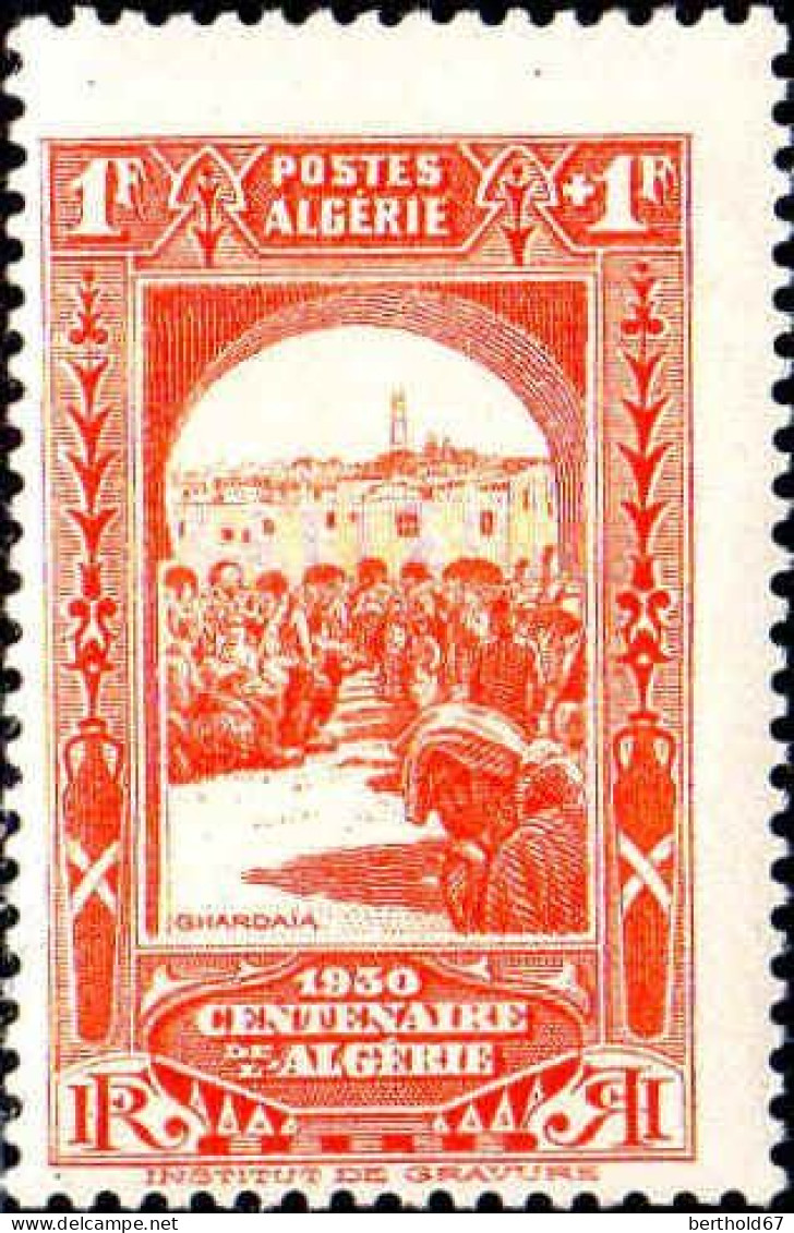 Algérie Poste N** Yv: 95 Mi:96 Ghardaia (Impres.au Dos) - Unused Stamps