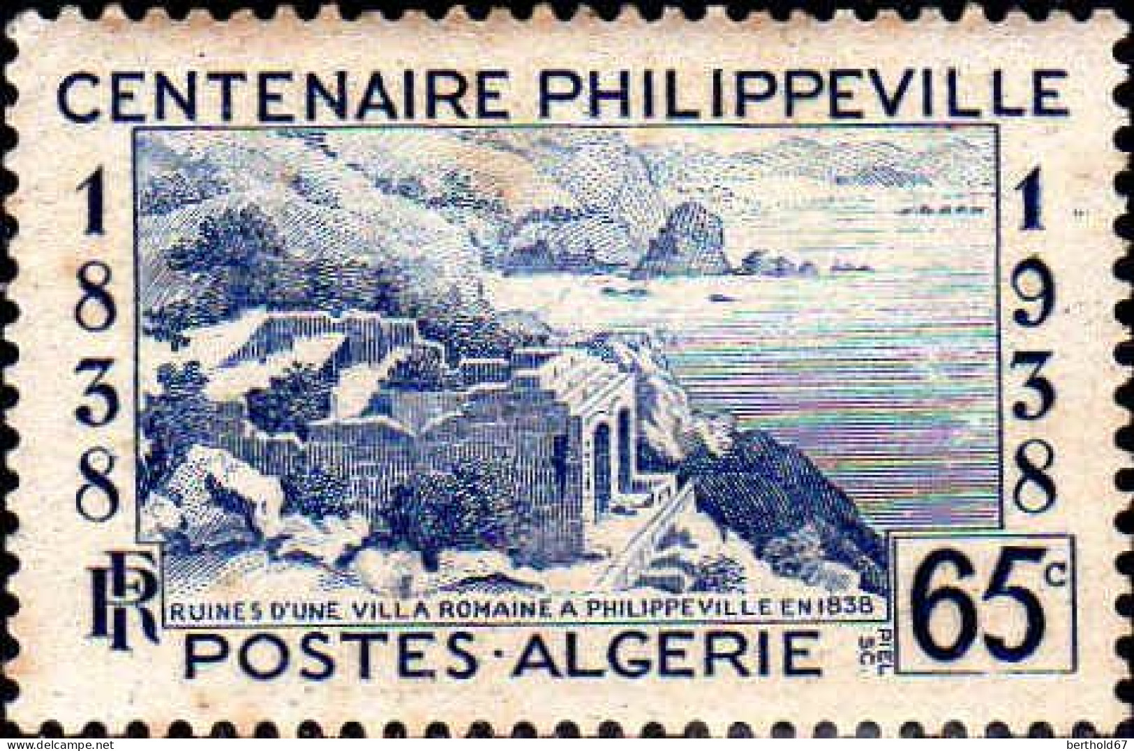 Algérie Poste N** Yv:142/146 Centenaire De Philippevile (Petit Pt De Rouille) 145 Petit P.de Rouille - Nuevos