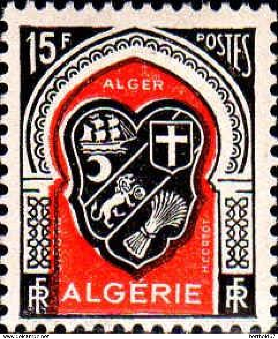 Algérie Poste N* Yv:271 Mi:276 Alger Armoiries (Trace De Charnière) - Ongebruikt